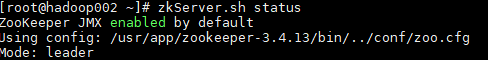 zookeeper-hadoop002