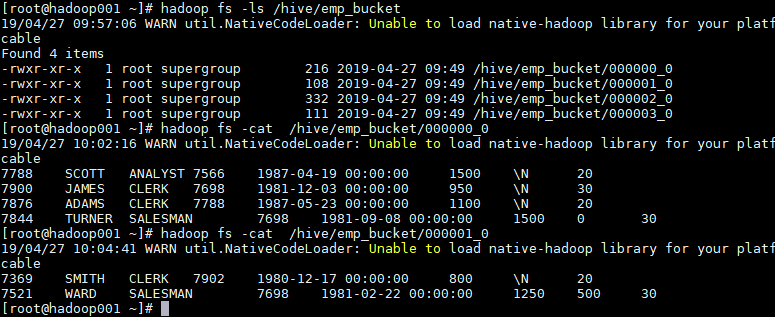 hive-hadoop-bucket